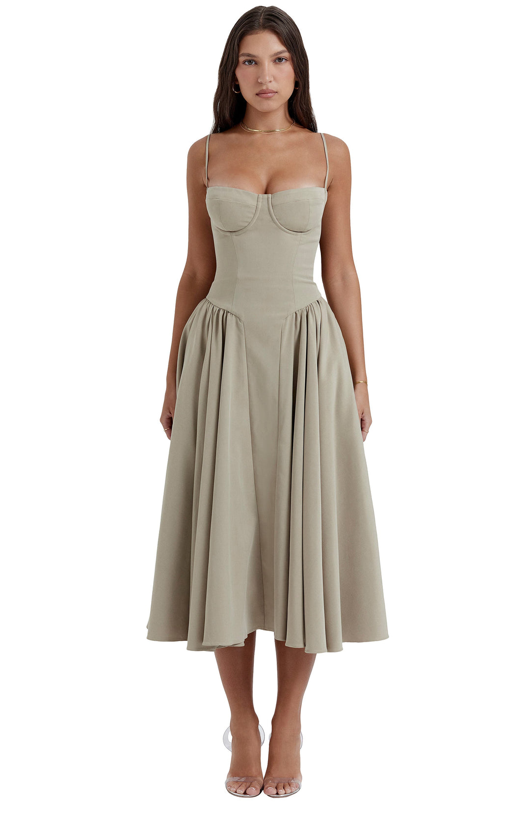 Elara™ | Charm Midi Dress