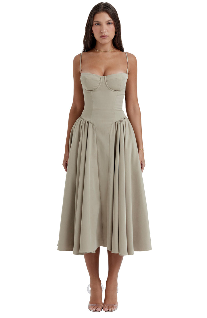 Elara™ | Charm Midi Dress