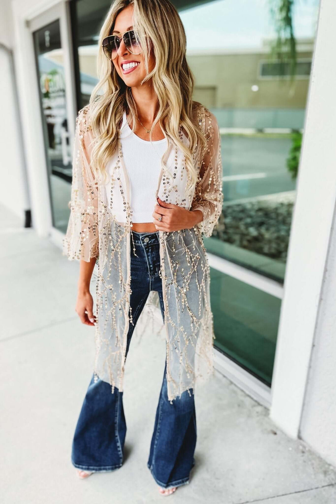 Omiryn™ | Party Kimono with Sequins