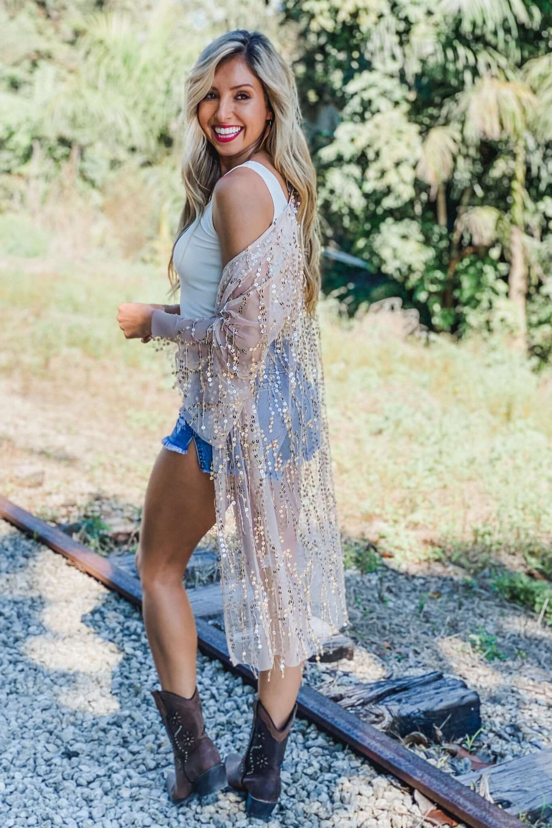 Omiryn™ | Party Kimono with Sequins