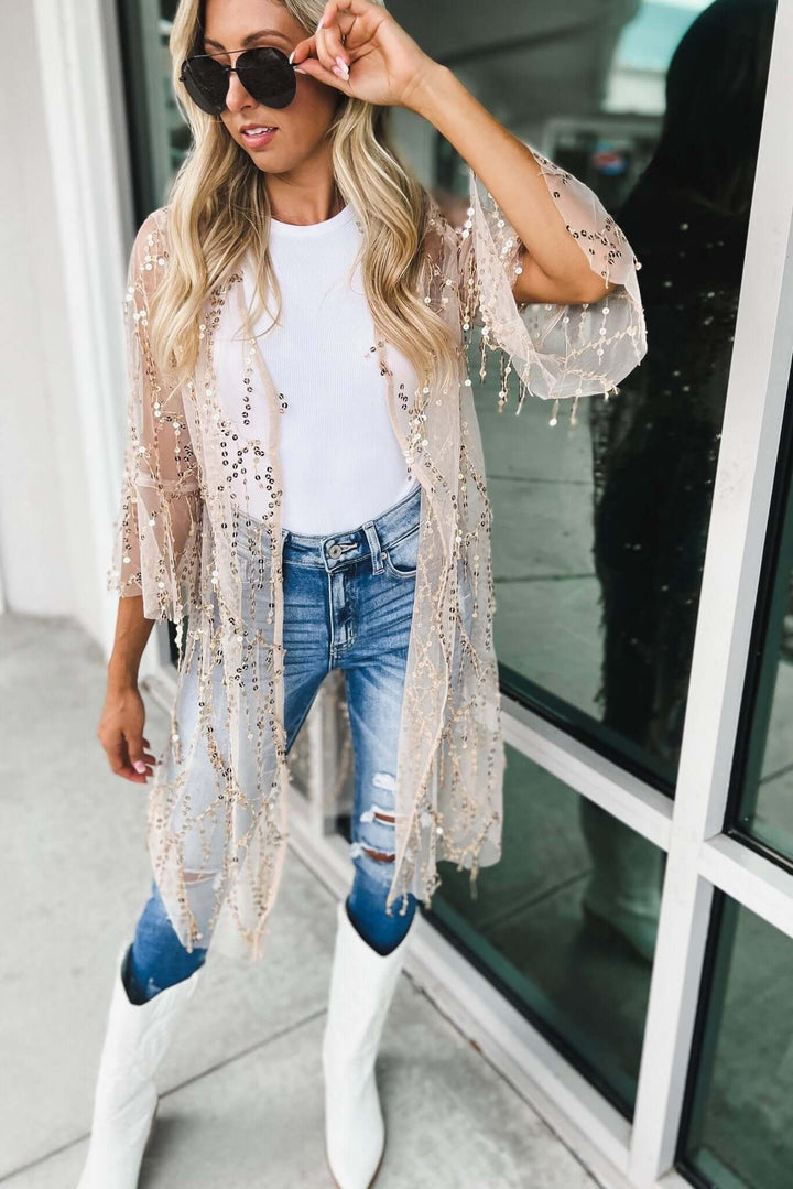 Omiryn™ | Party Kimono with Sequins