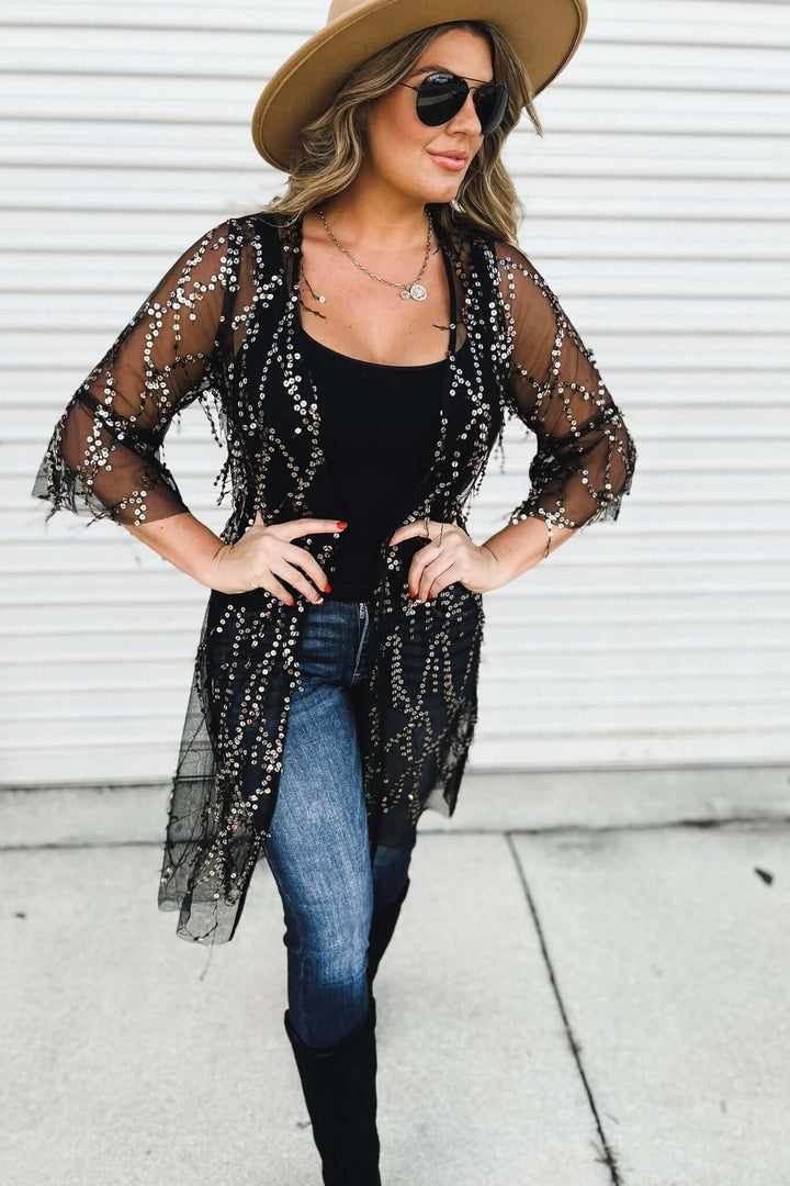 Omiryn™ | Party Kimono with Sequins