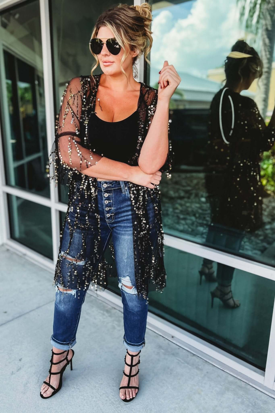Omiryn™ | Party Kimono with Sequins