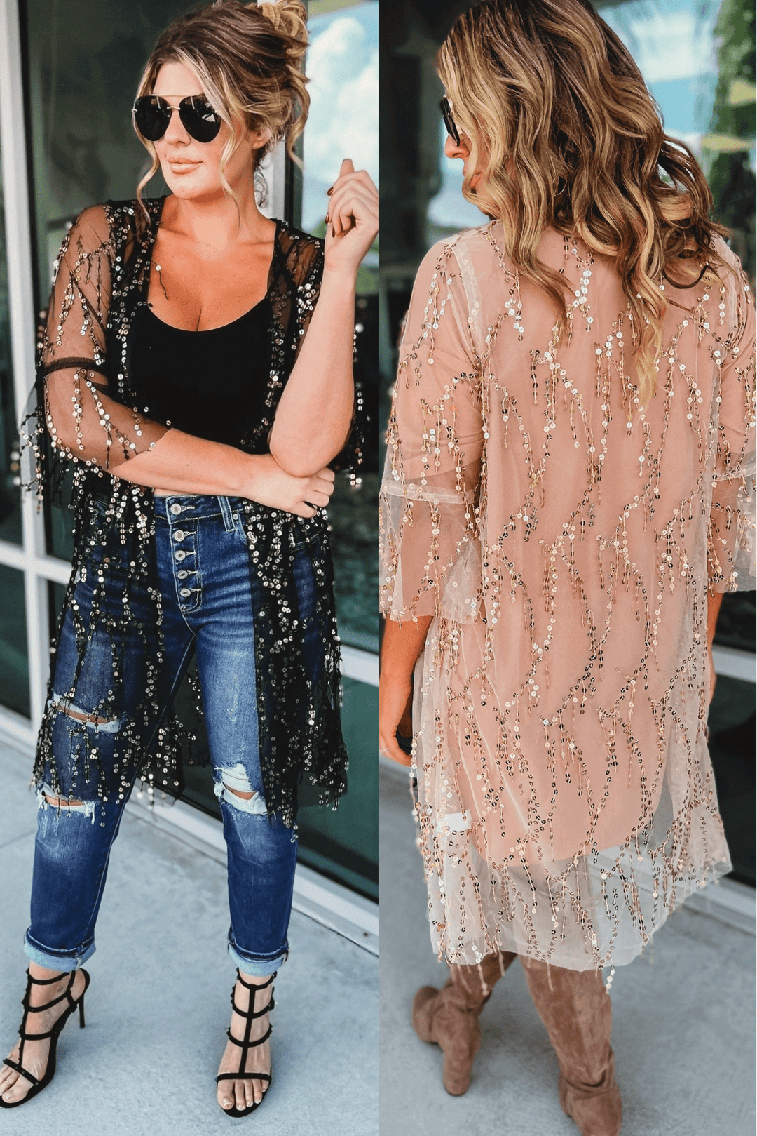 Omiryn™ | Party Kimono with Sequins