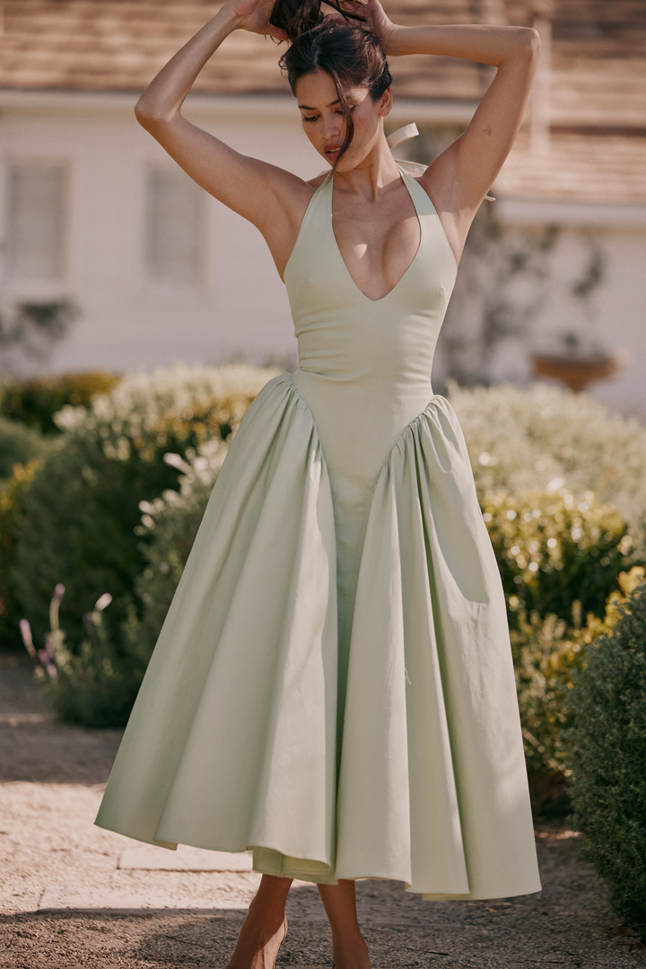 Liana™ | Ruffled Midi Dress