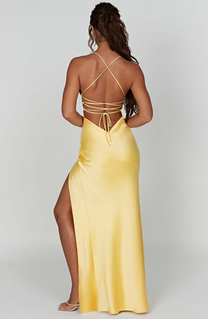 Meliva™ | High-Cut Maxi Dress