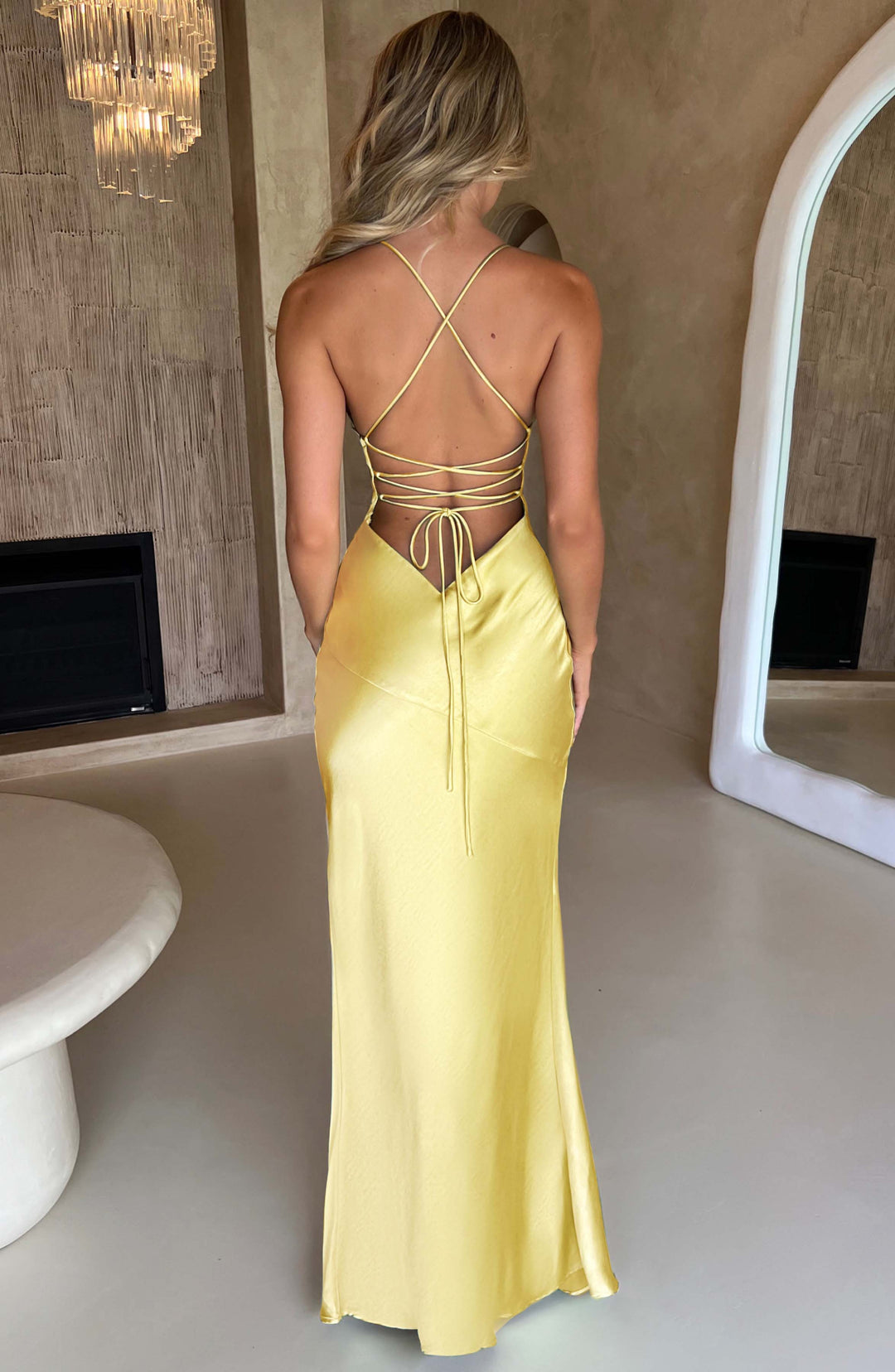 Meliva™ | High-Cut Maxi Dress
