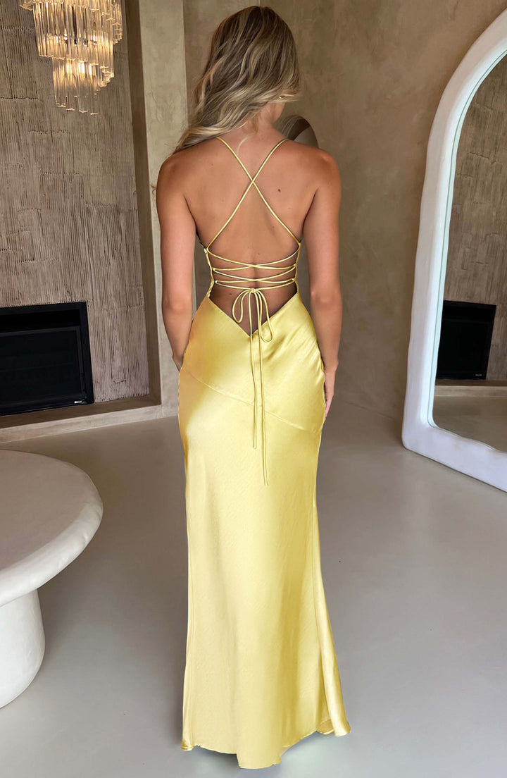 Meliva™ | High-Cut Maxi Dress