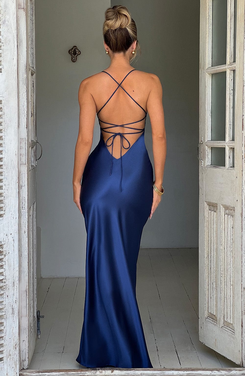 Meliva™ | High-Cut Maxi Dress