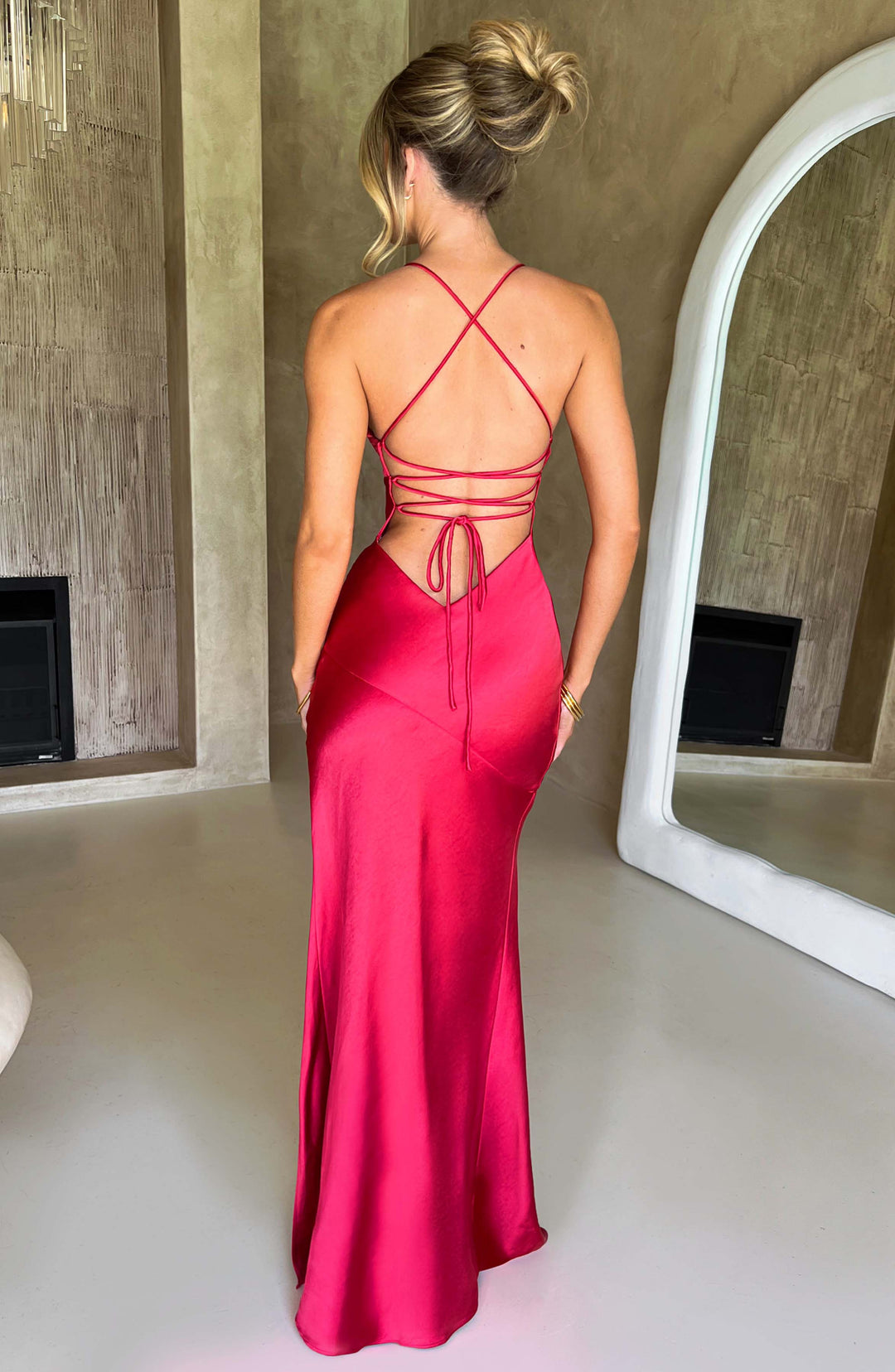 Meliva™ | High-Cut Maxi Dress