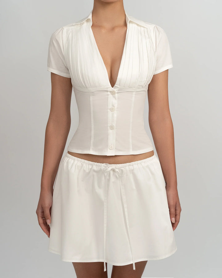 Vespera™ | Ruffle Shirt