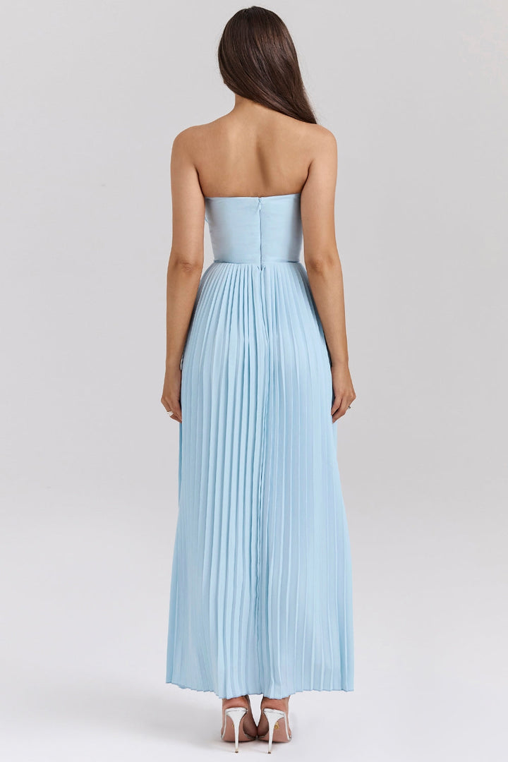 Orielle™ | Drape Bloom Maxi Dress