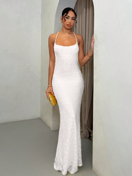 Yvette™ | Sunshine Lace Maxi Dress