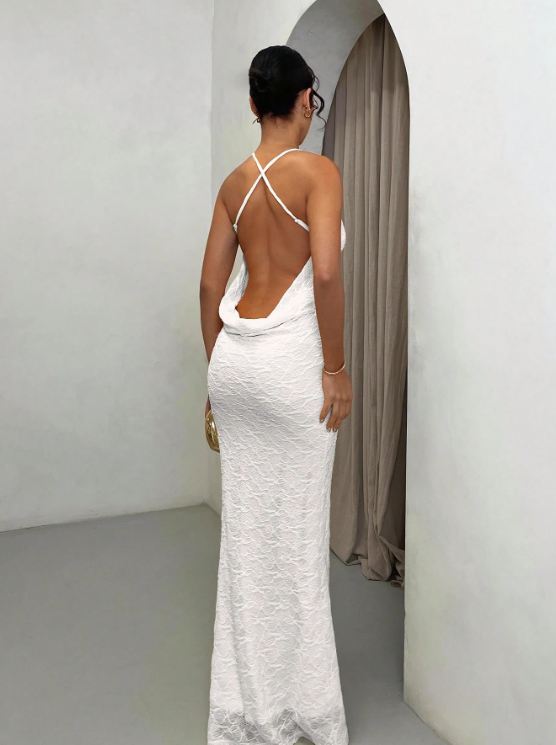 Yvette™ | Sunshine Lace Maxi Dress