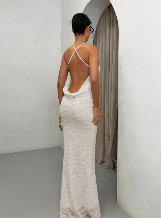 Yvette™ | Sunshine Lace Maxi Dress